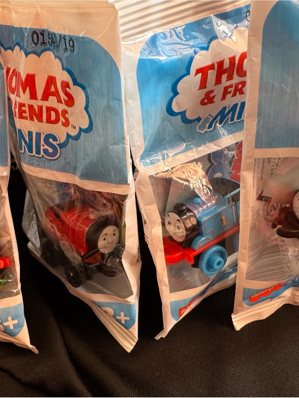 Thomas and Friends MINIS Train Toy Bag Bundle Lot of 4 0154D lot